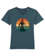 Robotic Man Tricou mânecă scurtă guler V Bărbat Presenter