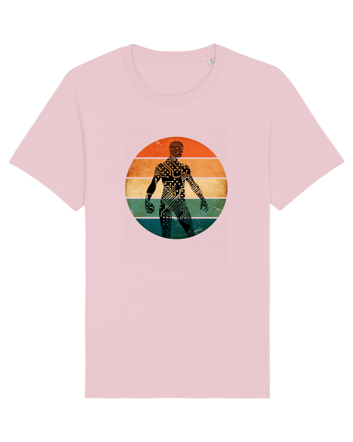 Tricou mânecă scurtă Unisex Rocker Cotton Pink