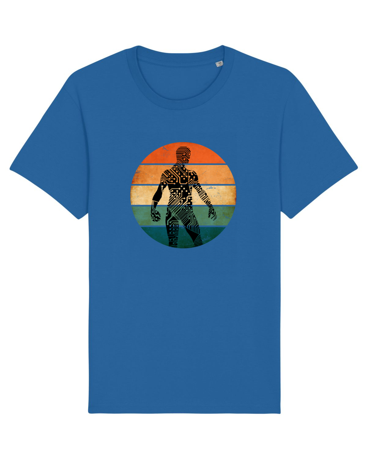Tricou mânecă scurtă Unisex Rocker Royal Blue
