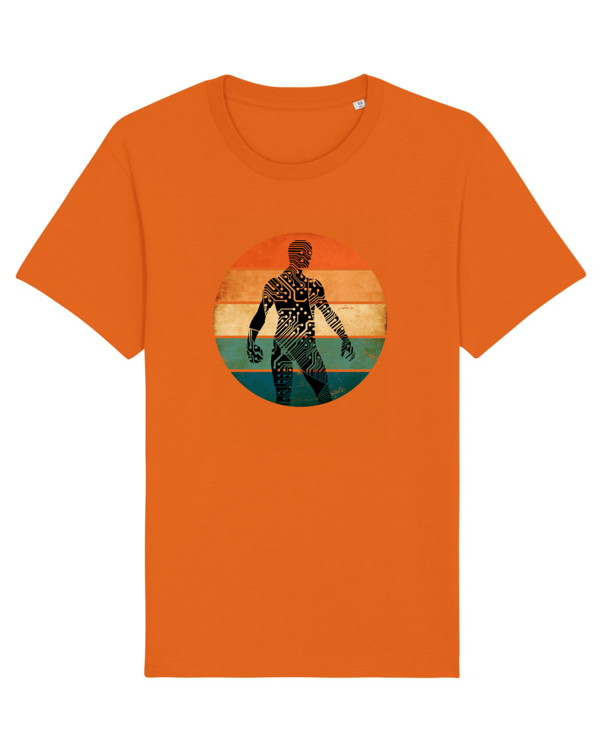 Tricou mânecă scurtă Unisex Rocker Bright Orange