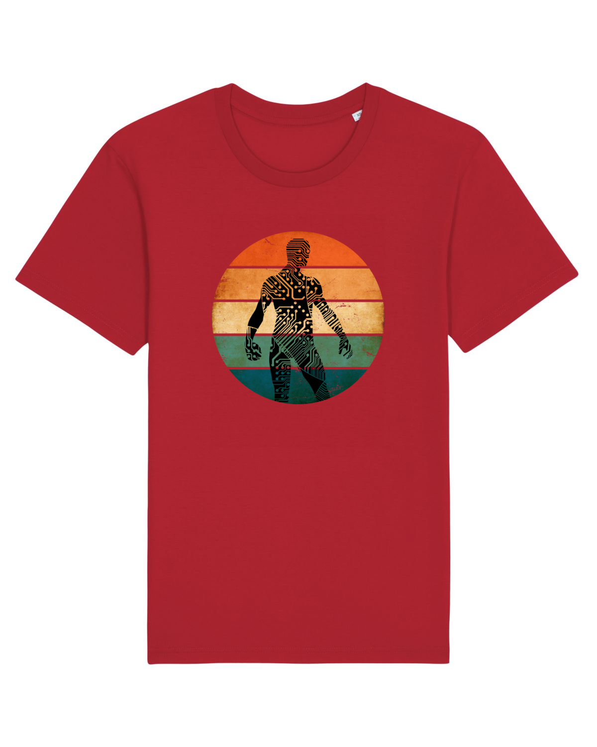 Tricou mânecă scurtă Unisex Rocker Red