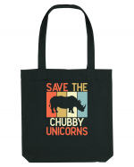 Save the Chubby Unicorns Sacoșă textilă