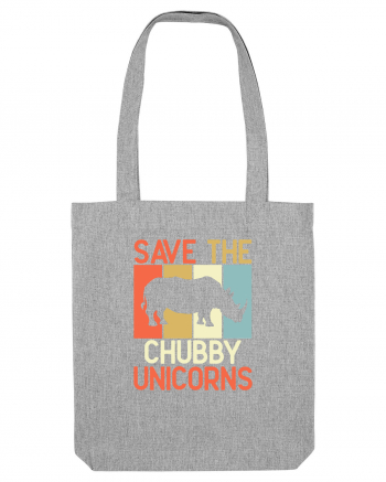 Save the Chubby Unicorns Heather Grey