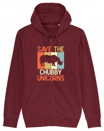 Save the Chubby Unicorns Burgundy