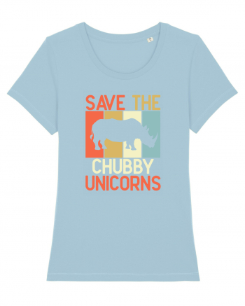 Save the Chubby Unicorns Sky Blue