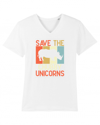 Save the Chubby Unicorns White