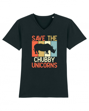 Save the Chubby Unicorns Black