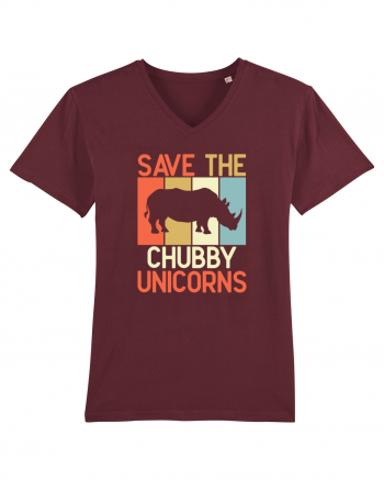 Save the Chubby Unicorns Burgundy