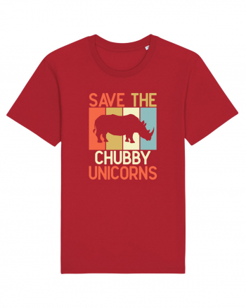 Save the Chubby Unicorns Red