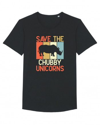 Save the Chubby Unicorns Black