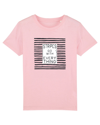 Stripes Go With Everything Cotton Pink