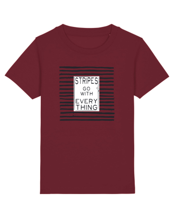Stripes Go With Everything Burgundy