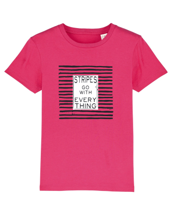 Stripes Go With Everything Raspberry