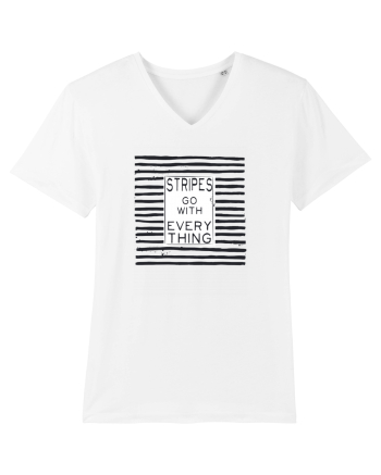 Stripes Go With Everything White
