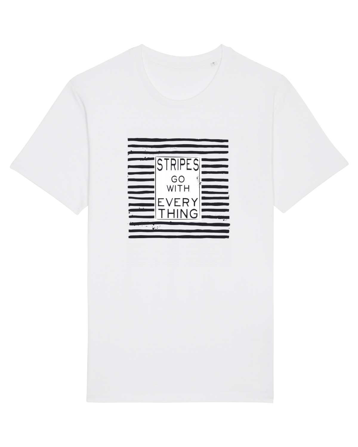 Tricou mânecă scurtă Unisex Rocker White