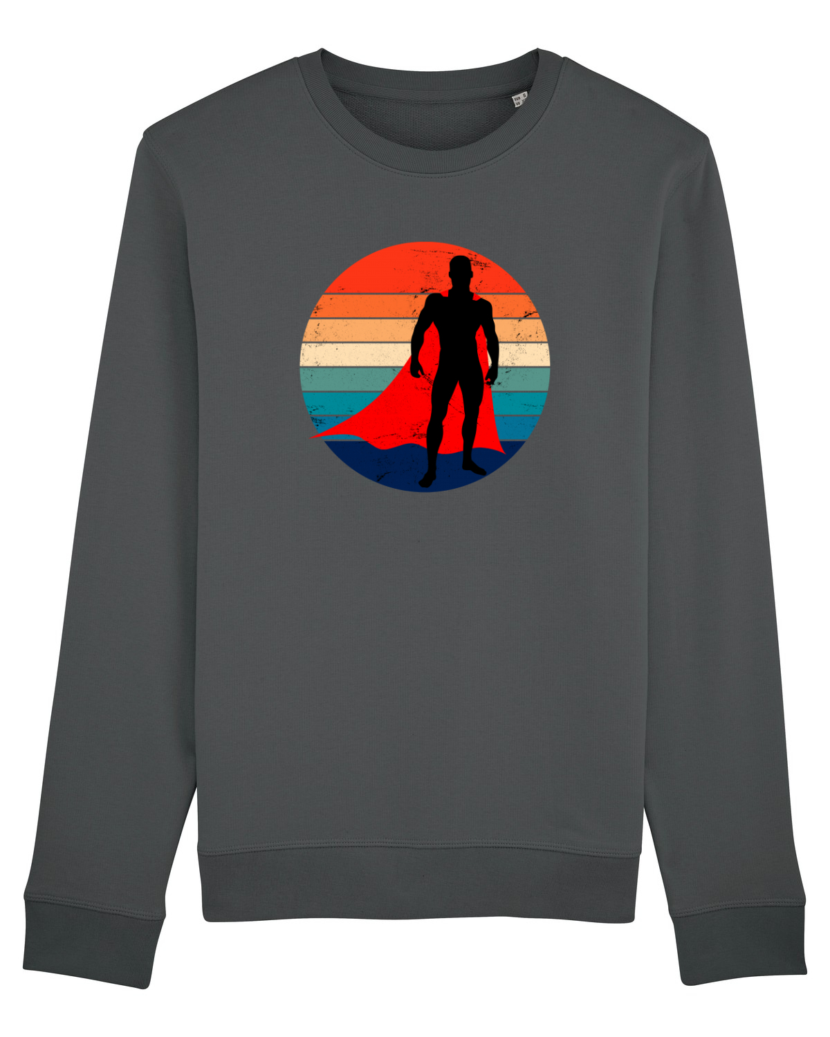 Bluză mânecă lungă Unisex Rise Anthracite