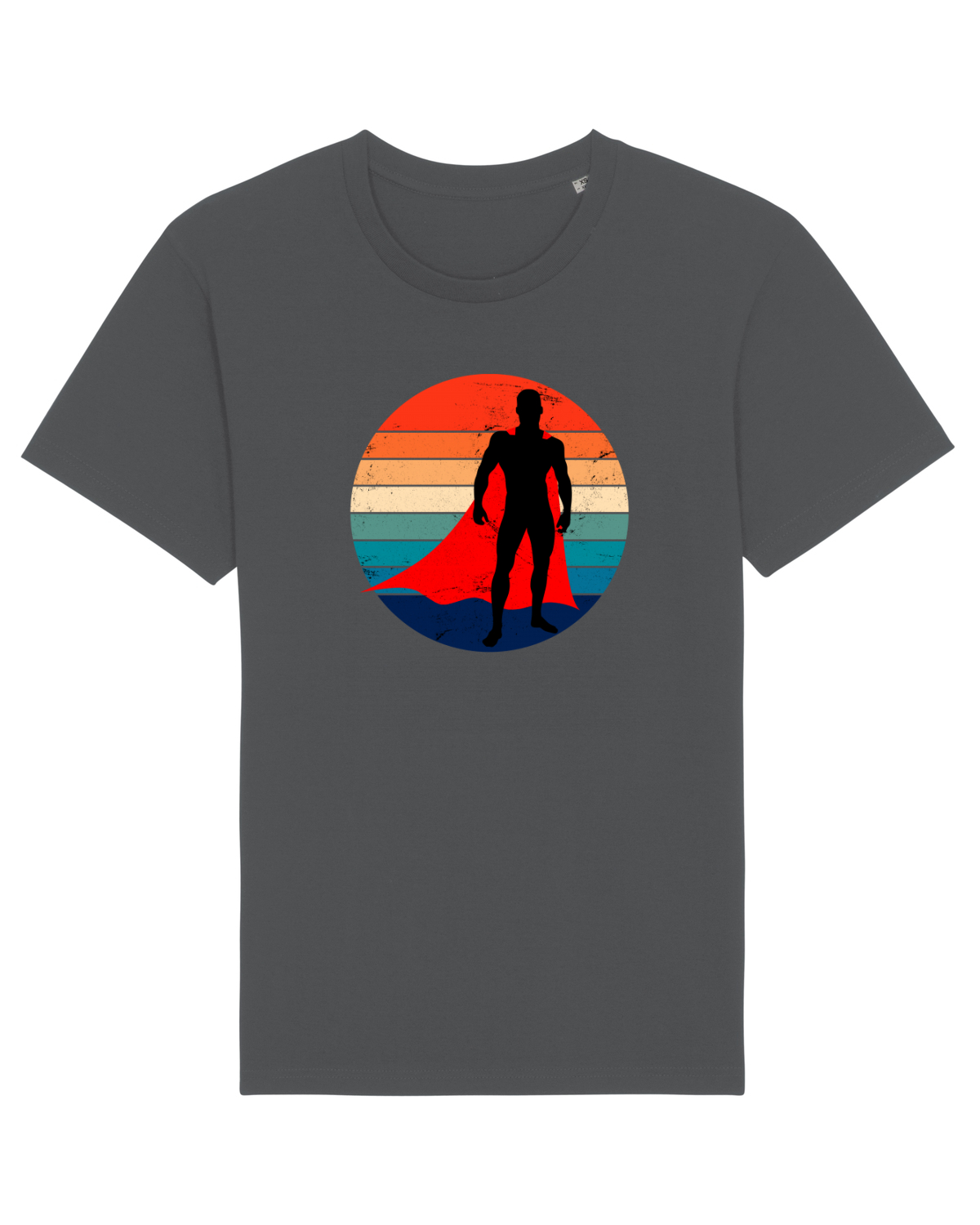 Tricou mânecă scurtă Unisex Rocker Anthracite