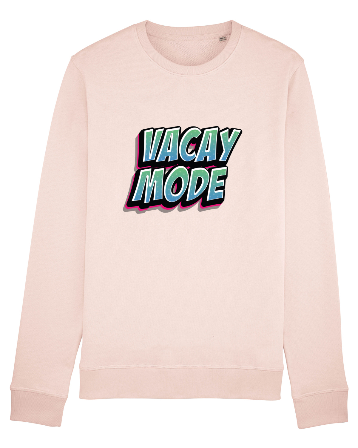 Bluză mânecă lungă Unisex Rise Candy Pink