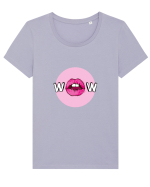 WOW Tricou mânecă scurtă guler larg fitted Damă Expresser