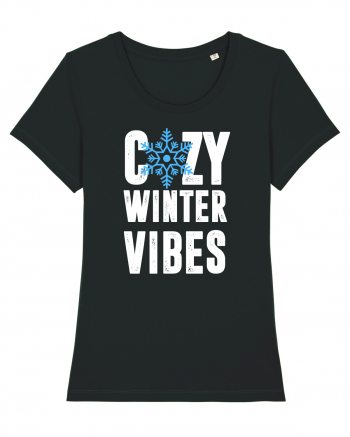 Cozy winter vibes Tricou mânecă scurtă guler larg fitted Damă Expresser