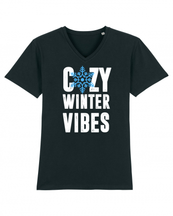 Cozy winter vibes Tricou mânecă scurtă guler V Bărbat Presenter