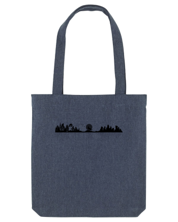 Urban  vs Nature Midnight Blue