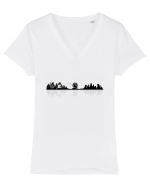 Urban  vs Nature Tricou mânecă scurtă guler V Damă Evoker