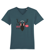 Its Okay to Say HoHoHo Tricou mânecă scurtă guler V Bărbat Presenter