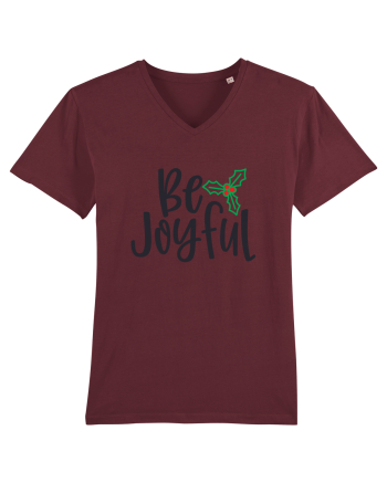 Be Joyful Xmas Burgundy