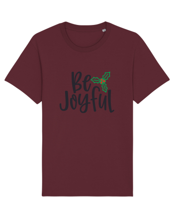 Be Joyful Xmas Burgundy