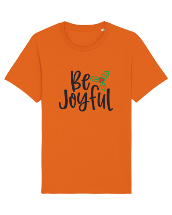 Be Joyful Xmas Bright Orange