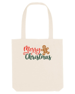 Merry Christmas Gingerbread Sacoșă textilă