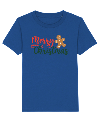Merry Christmas Gingerbread Majorelle Blue