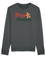Merry Christmas Gingerbread Bluză mânecă lungă Unisex Rise