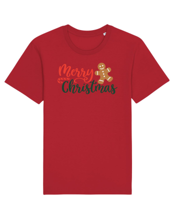 Merry Christmas Gingerbread Red