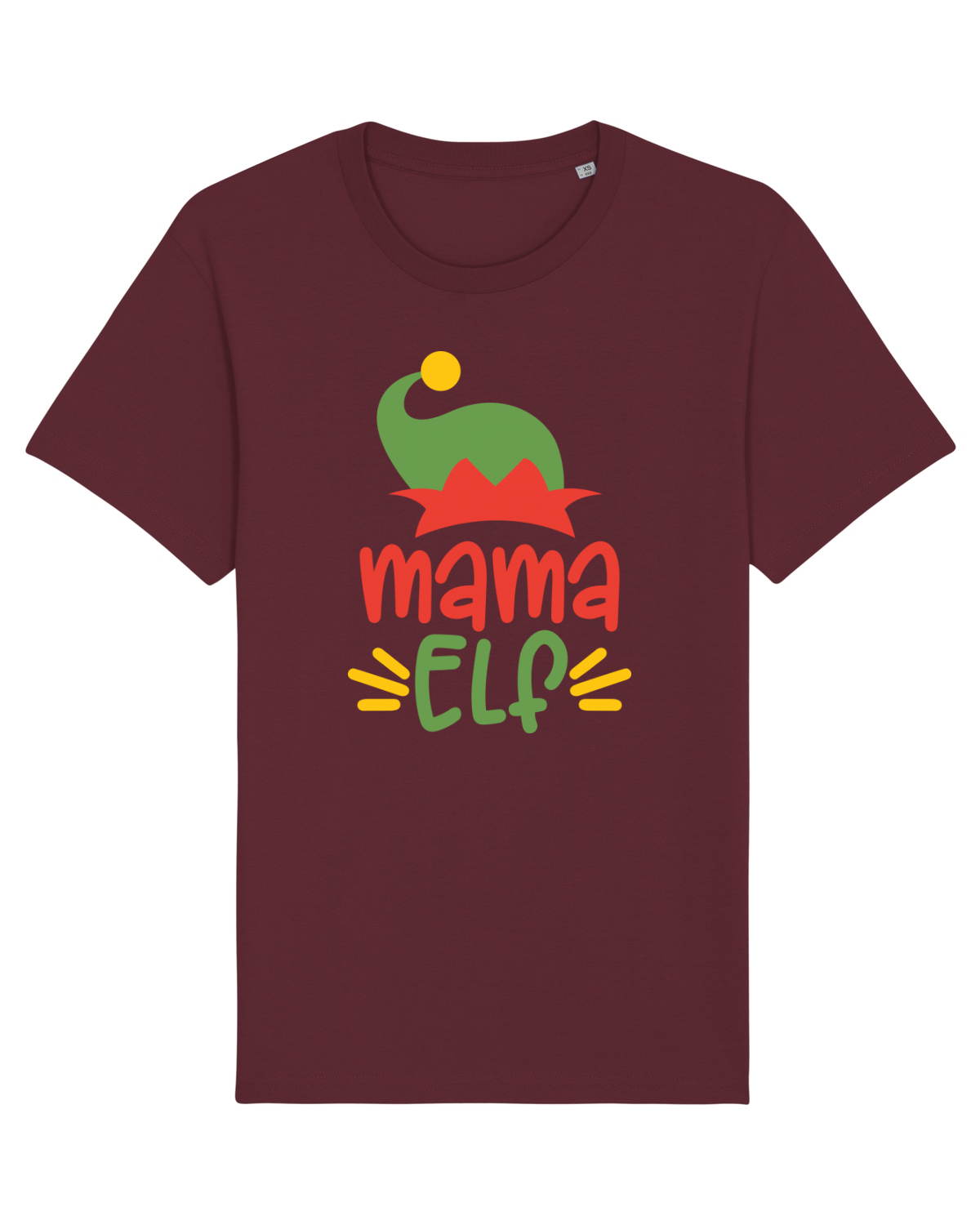 Tricou mânecă scurtă Unisex Rocker Burgundy