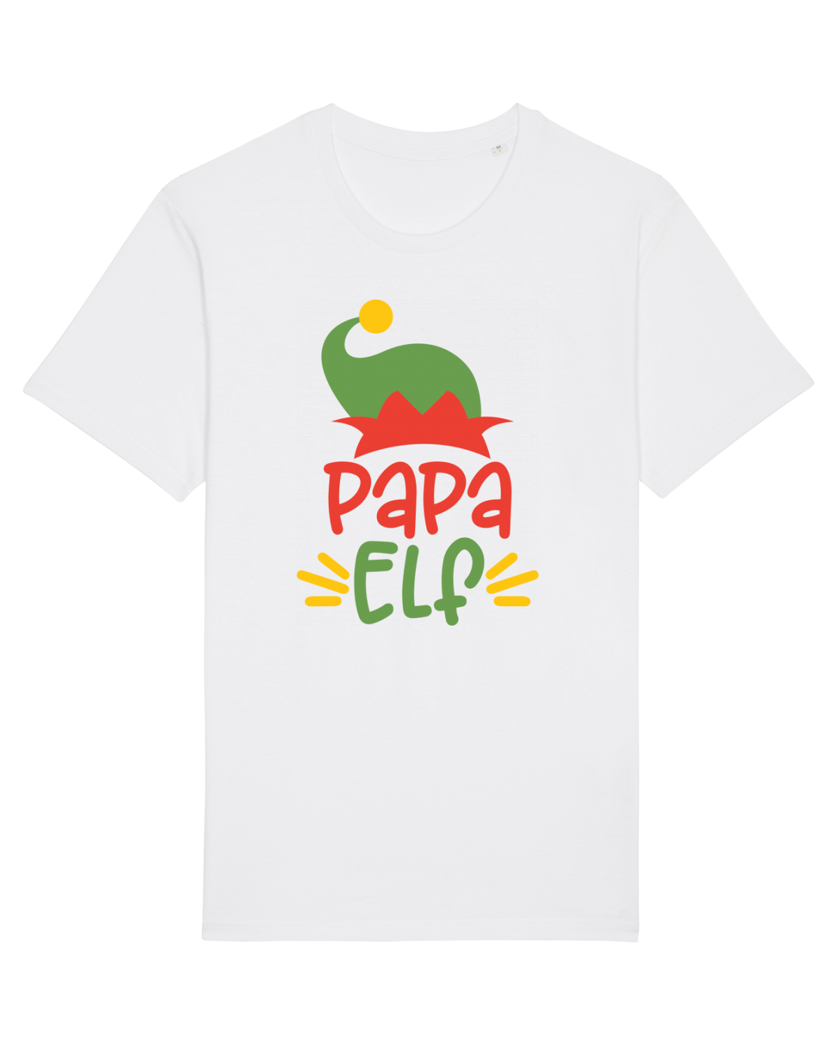 Tricou mânecă scurtă Unisex Rocker White