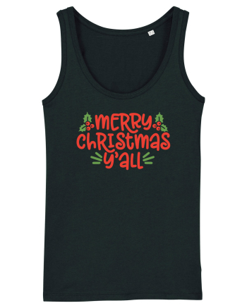 Merry Christmas Yall Black