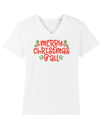 Merry Christmas Yall White