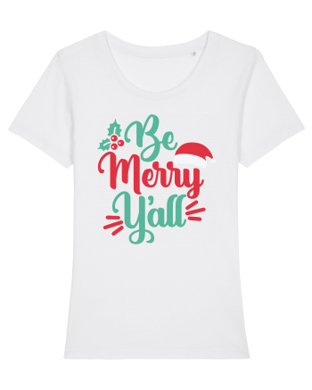 Be Merry Yall White