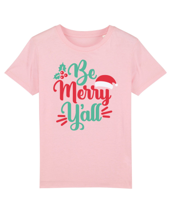 Be Merry Yall Cotton Pink