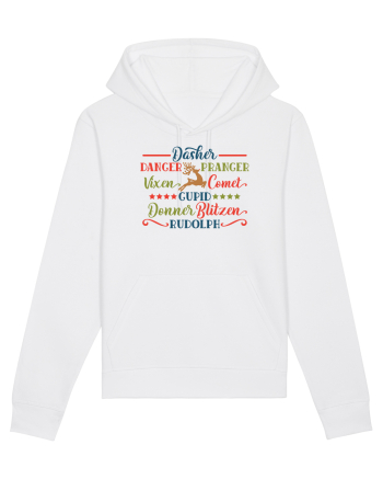 Reindeers Santa White