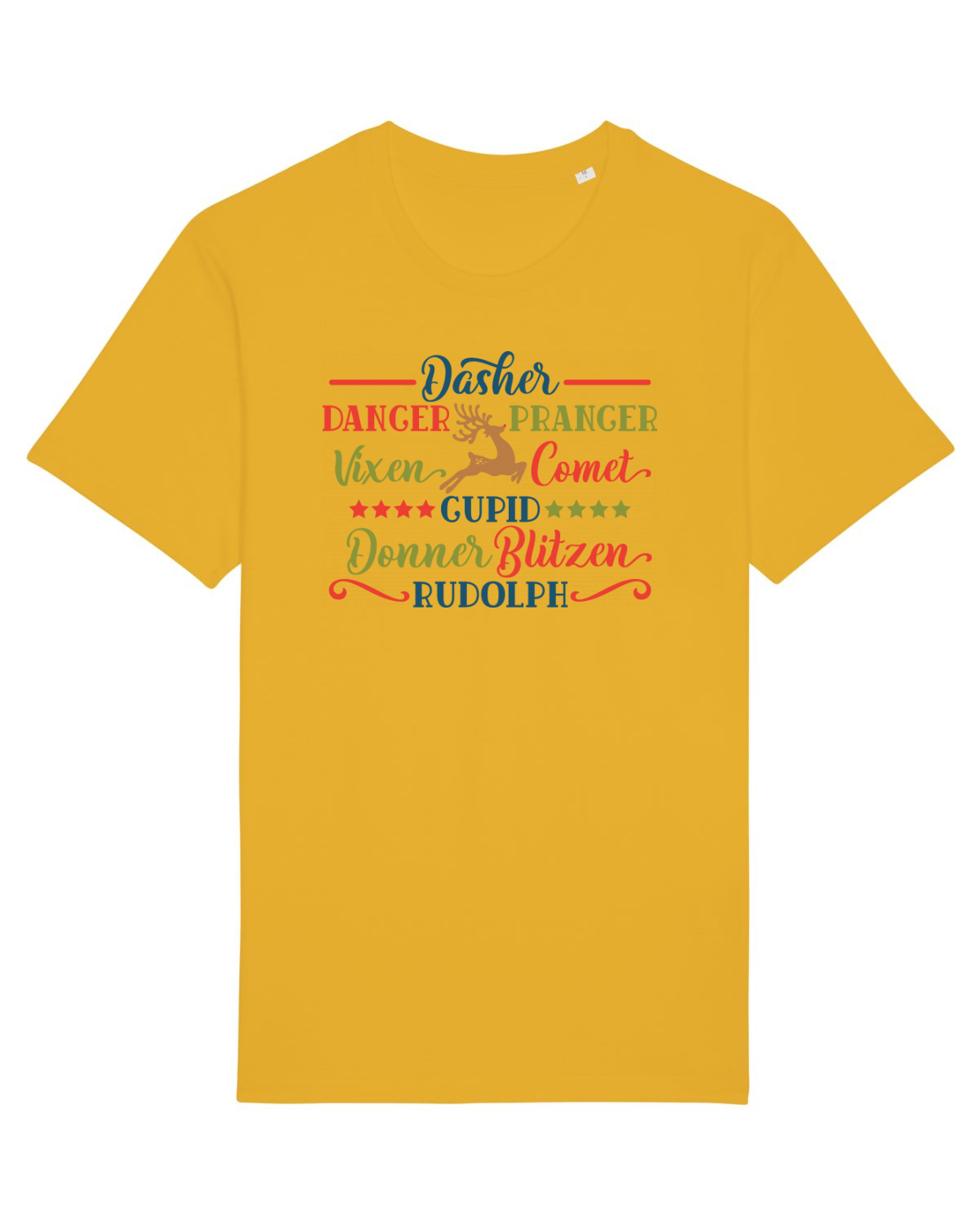 Tricou mânecă scurtă Unisex Rocker Spectra Yellow