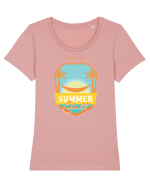 Summer Chill Tricou mânecă scurtă guler larg fitted Damă Expresser