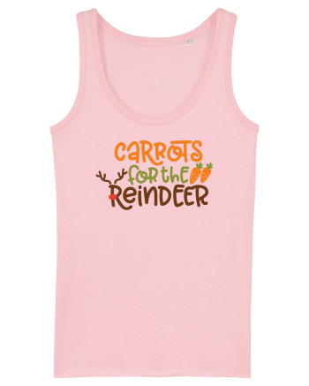 Carrots For Reindeer Cotton Pink