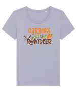 Carrots For Reindeer Tricou mânecă scurtă guler larg fitted Damă Expresser