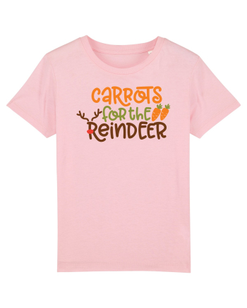 Carrots For Reindeer Cotton Pink