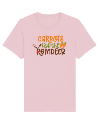 Carrots For Reindeer Cotton Pink