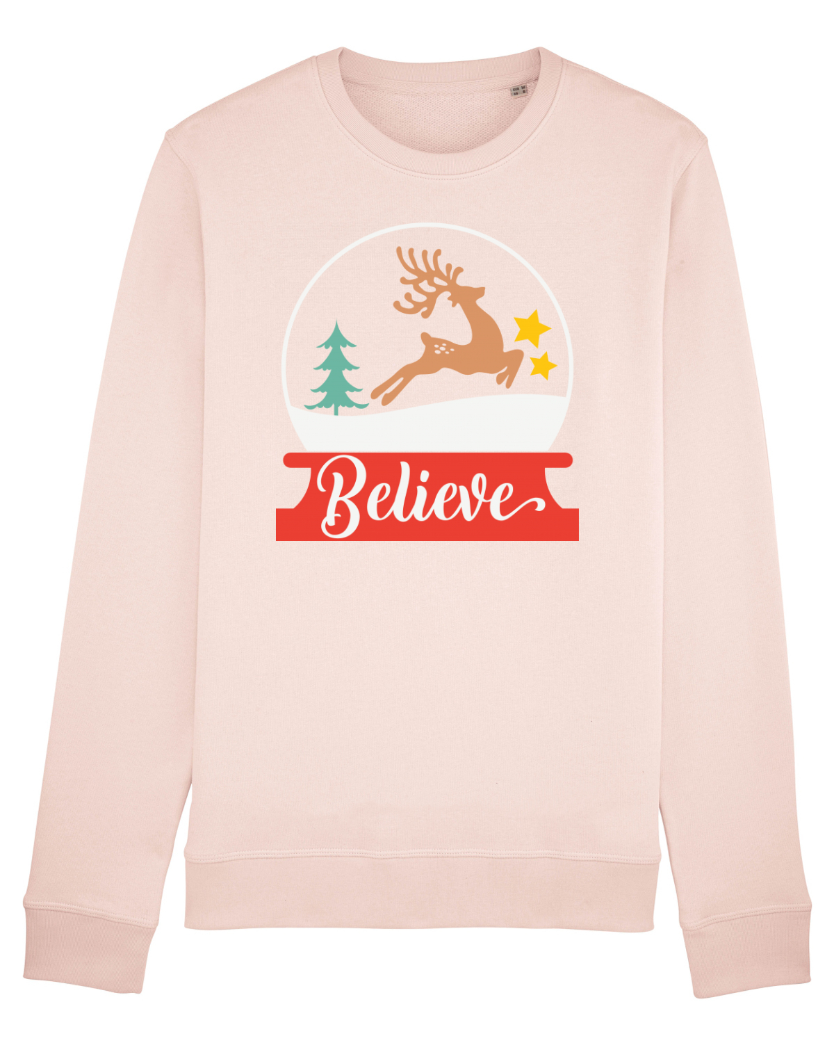 Bluză mânecă lungă Unisex Rise Candy Pink