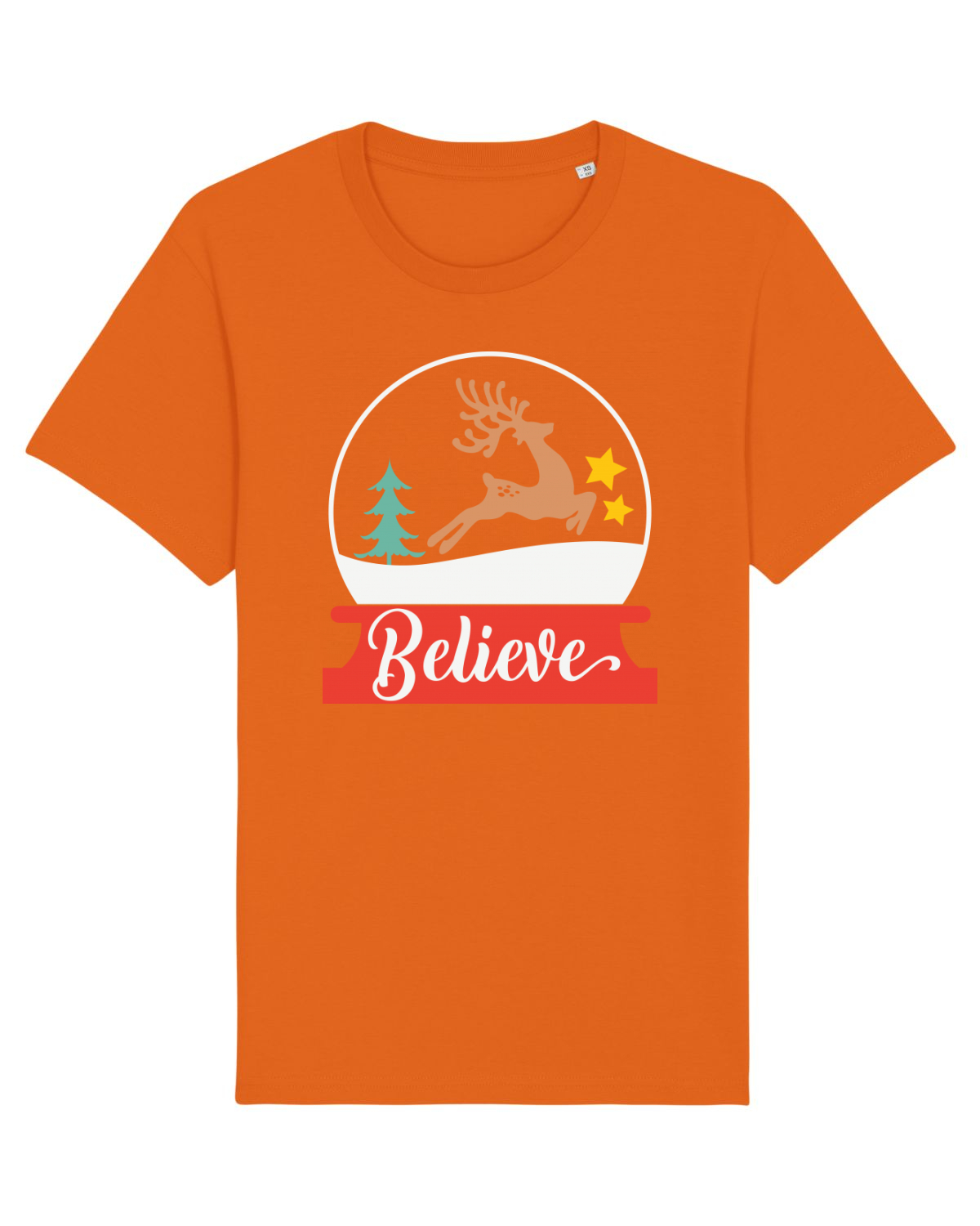 Tricou mânecă scurtă Unisex Rocker Bright Orange